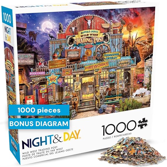 Buffalo Games Jeff Haynie, Wild West Trading Post, Adult 1000 Piece Puzzle