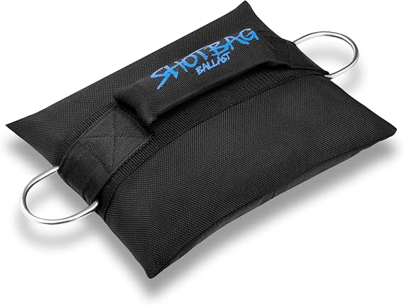 Bag for Wake Surfing, or Wakeboarding, Boat Weight Bags for Boosting Wake, Prefilled With Fine Recycled Steel Shot, Easy to Handle (Sizes 25lb or 50) (D-Ring, 25 LB)