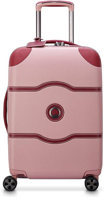 Delsey Paris Suitcase Chatelet Hardside 2.0 Luggage with Spinner Wheels 20 inches Brown