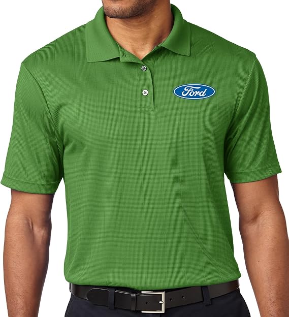 Buy Cool Shirts Mens Ford Jacquard Polo Shirt