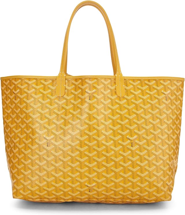 Pre-loved Yellow Goyardine Canvas Saint-Louis PM, Yellow