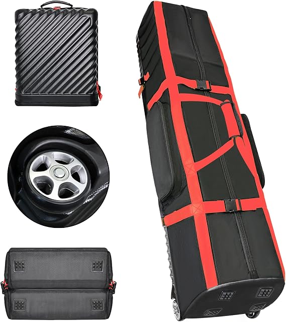 Yamato Kube Golf Travel Bag Portable Foldable Hard Shell Golf Travel Case for Easy Travel Durable Foldable Luggage Travel Bag
