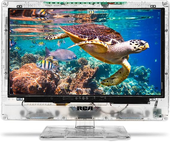 RCA 15 Clearview HDTV | J15SE820 Transparent LED HD Television, High Resolution Wide Screen Monitor w/HDMI, VGA, Including Full Function Remote....
