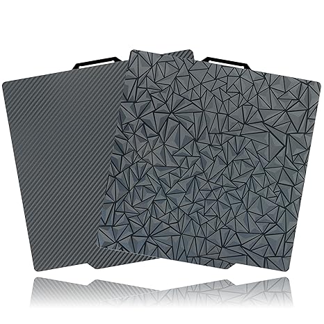 Building Plate for Bambu Labs A1/X1C/X1/X1E/P1P/P1S: Tinytrees PEO Carbon PET Sheet Smooth Printer Bed Accessories for 3D Printing Hobbyist Model Builders Professional Use Enthusiasts,