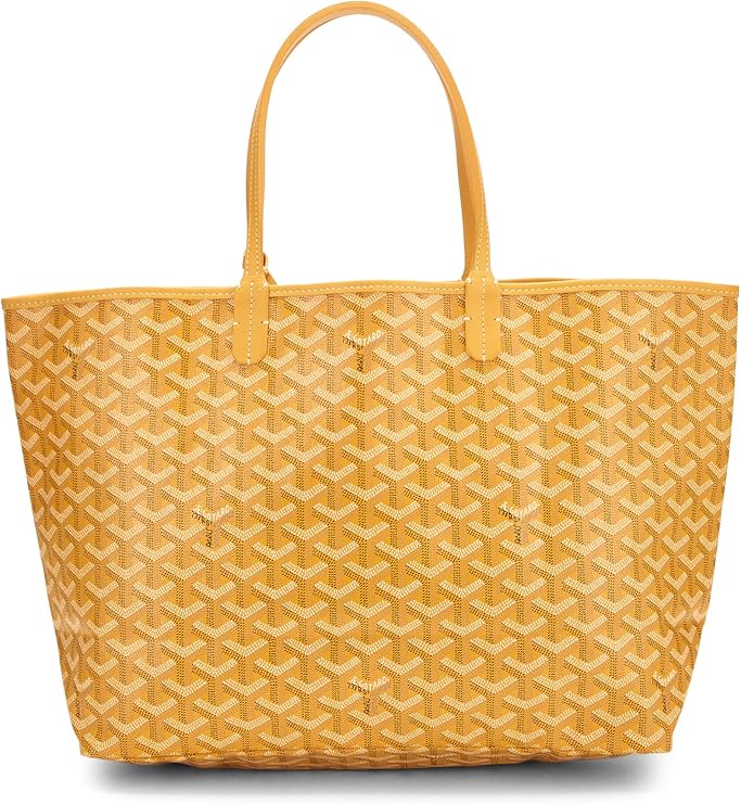 Pre-loved Yellow Goyardine Canvas Saint-Louis PM, Yellow