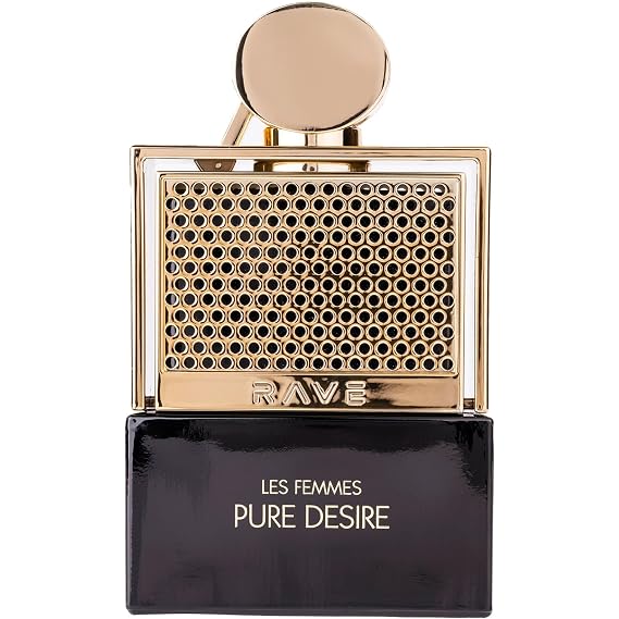 Rave Pure Desire Gold for Women Eau de Parfum Spray, 3.4 Ounce