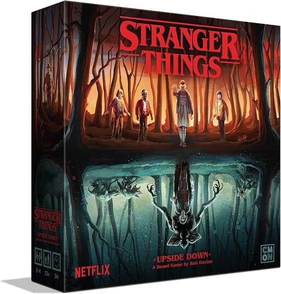 CMON Stranger Things Upside Down Board Game - Cooperative Play with Detailed Miniatures, Two Seasons of Gameplay, Strategy Game for Kids & Adults, Ages 12+, 2-4 Players, 60 Minute Playtime