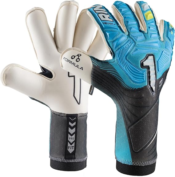 Rinat NKAM-Onana Pro Goalkeeper Glove German AXG Latex, Rollfinger Cut, Strapless Design, All-Weather Grip