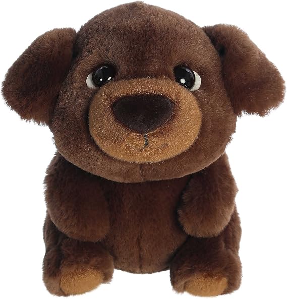 Aurora Adorable BoopTM ChipTM Stuffed Animal - Playful Interaction - Endless Cuddles - Brown 7 Inches