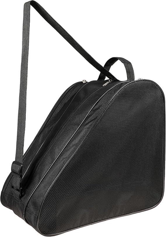QKURT Roller Skate Bag for Kids - Unisex Ice Skate Shoe Storage With Adjustable Shoulder Strap, Oxford Cloth Skating Accessories for Boys and Girls