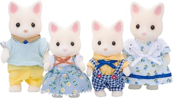 EPOCH Sylvanian Families Dolls Silk cat Family FS-12