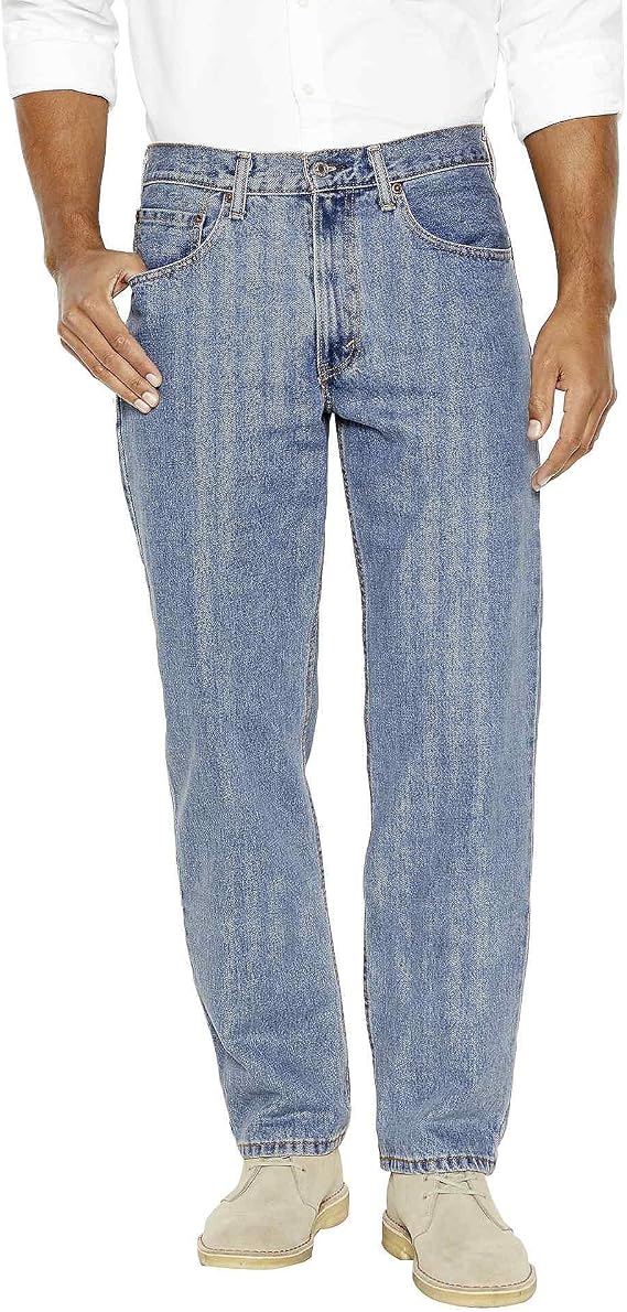 Levi's Men's 550 Relaxed Fit Jean, Light Stonewash, 38x36