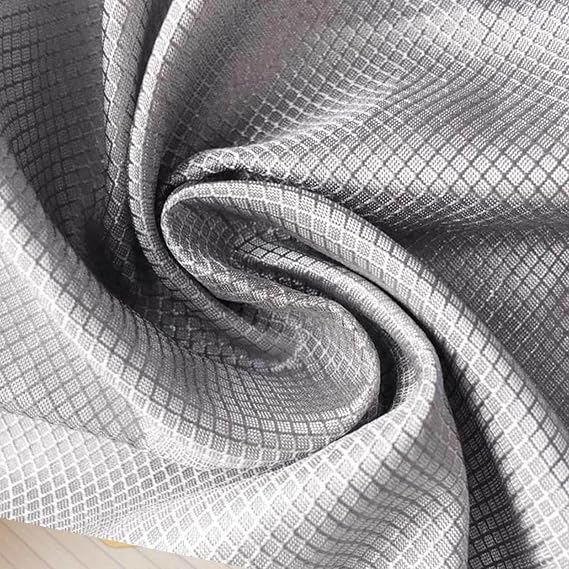 Faraday Fabric, EMF Protection Fabric RFID Shielding Fabric RF Signals Reduce Grounding EMI/RFID Shielding Cell Phone/WiFi/Electromagnetic Blocking,silver-9x1.1m