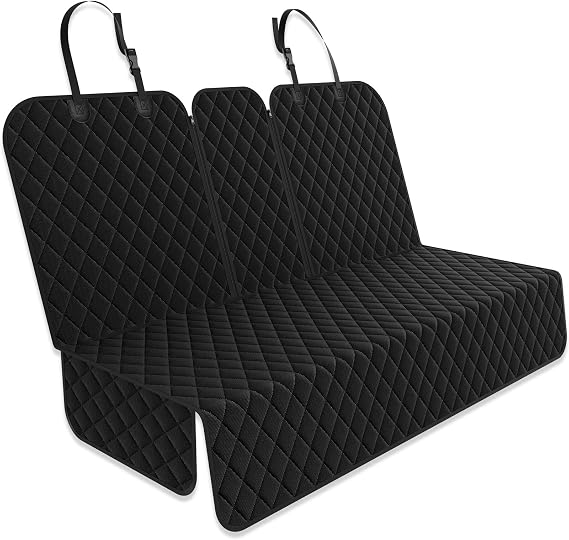 Yonktoo Dog Car Seat Cover for Back Seat, 60/40 Split Bench