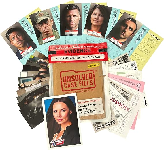 Unsolved Case Files | Ortiga, Vanessa - Cold Case Murder Mystery Game - Can You Solve The Crime?