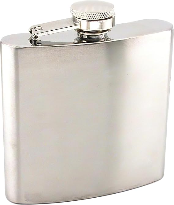 Stainless Steel Hip Flask 6oz
