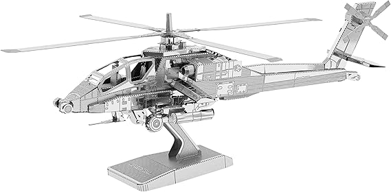 Fascinations Metal Earth AH-64 Apache 3D Metal Model Kit