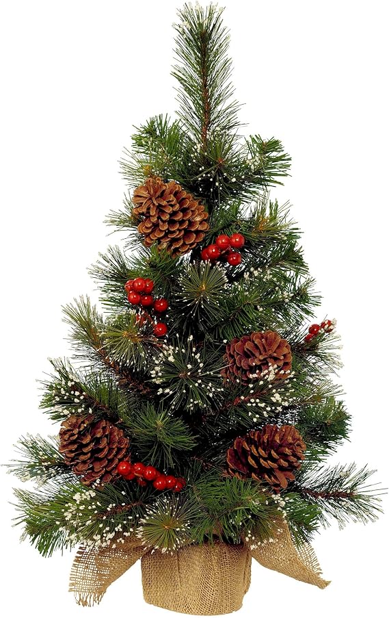 Kaemingk Everlands 60cm Mini Tree Berry/Pinecone