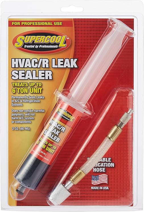 TSI Supercool 28399 HVAC Leak Stop Syringe with Application Hose, 2 fl. oz. (60 mL)