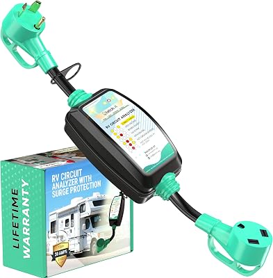 LATCH.IT 30 Amp RV Surge Protector | 30 Amp Surge Protector for RV wVoltage Protection | Camper Surge Protector 30 Amp wBuilt-in Circuit Analyzer | Protect Your RV with 30amp Surge Protector!