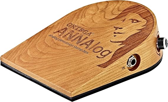 Ortega Singer-Songwriter Analog Stomp Box with Built-in Passive Piezo for Kick Sound (ANNALOG)