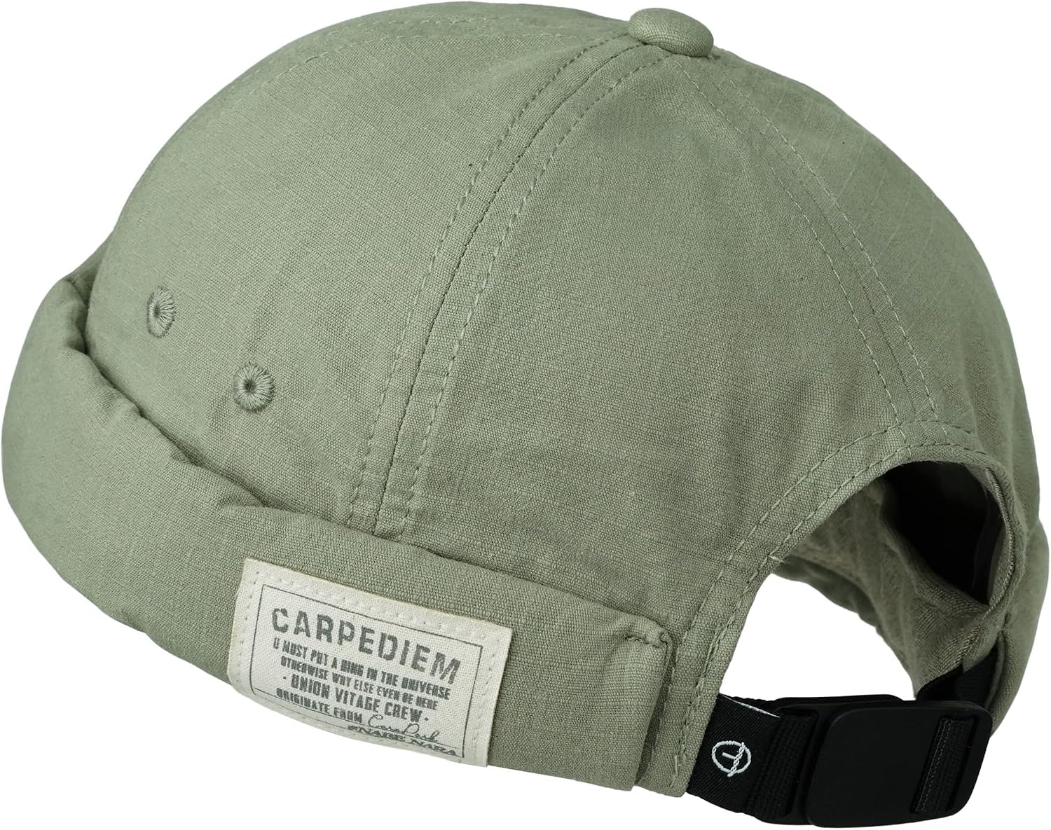Clakllie Docker Hat Cotton Brimless Skullcap Worker Sailor Cap Rolled Cuff Retro Beanie Hat Summer Lightweight Habour Hats Watch Caps