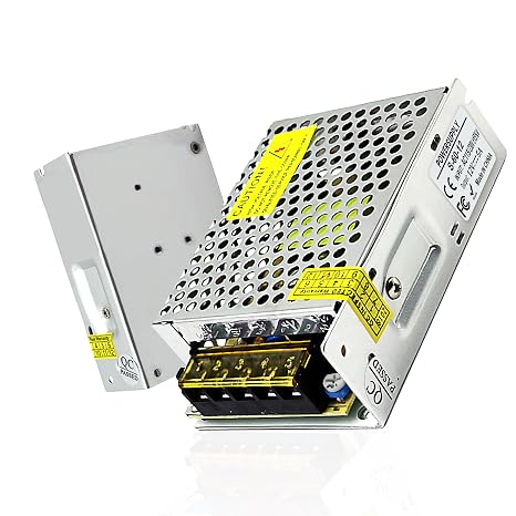 AC to DC Converter 110V to 12V 5A 60W Power Converter, AC 110V 220V to DC 12V Universal Switching Regulated Power Supply SMPS Transformer AC to DC Adapter for LED,CCTV,RV (DC12V-5A-60W)