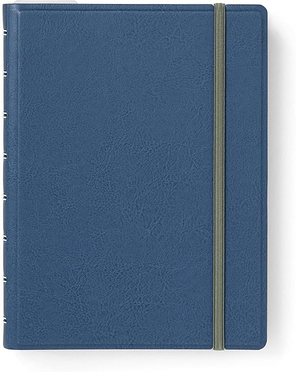 Filofax Contemporary A5 Refillable Notebook - blue steel