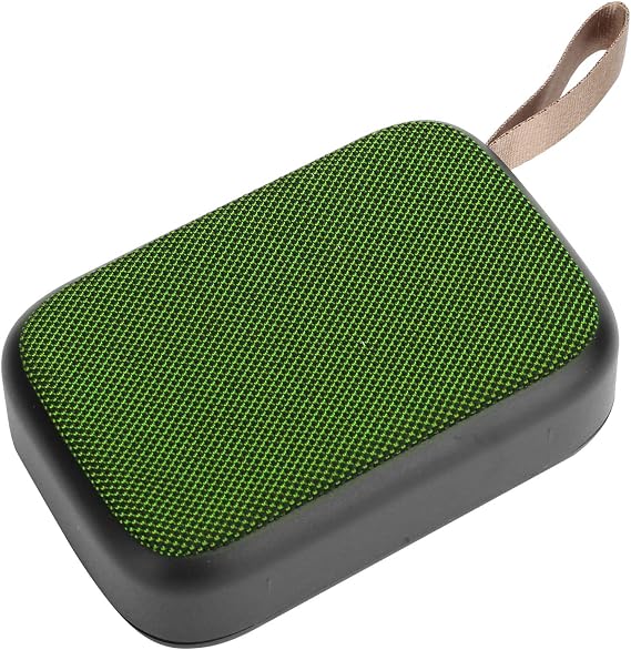 Cuifati Bluetooth Speaker Subwoofer Stereo Portable USB Mini Speaker with FM Radio Louder Volume Crystal Clear Stereo Sound Rich Bass(Green)