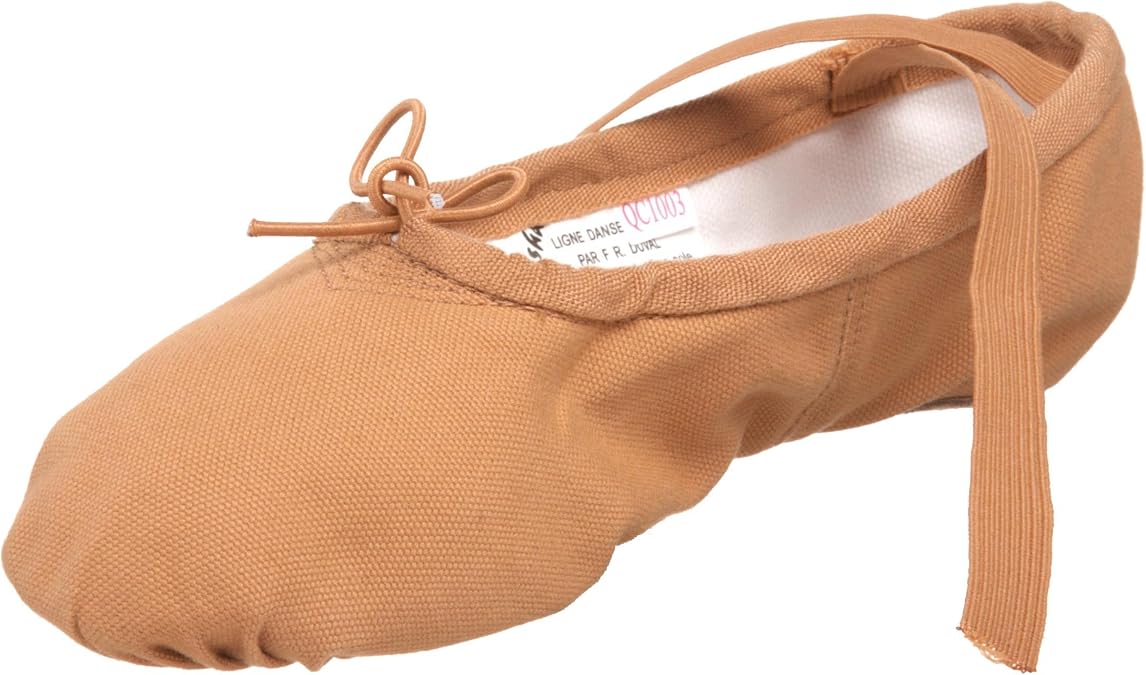 Sansha Unisex-Adult Pro 1 Canvas Ballet Slipper,Black,3 M (2 M US Women's)