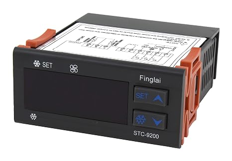 STC-9200 AC/DC 12V Temperature Controller with Refrigeration defrost Fan Alarm Function and Two sensors