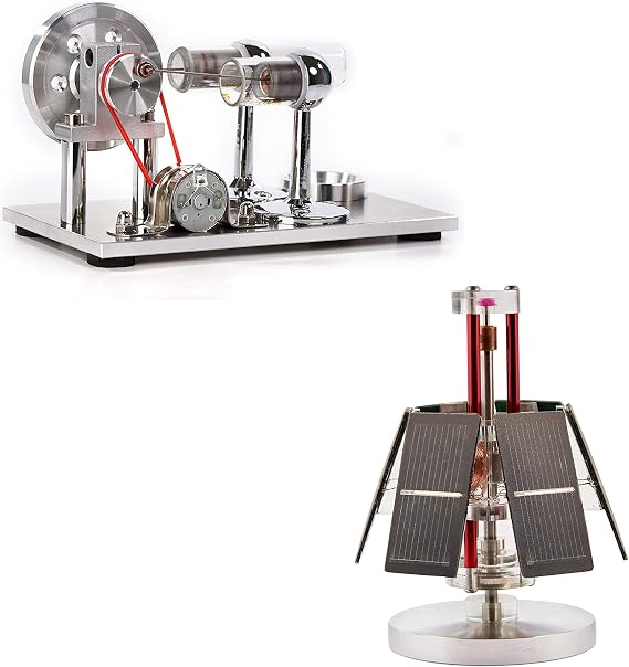 Sunnytech Hot Air Stirling Engine Model Solar Mendocino Motor Magnetic Levitating Educational Model SC001-QZ05