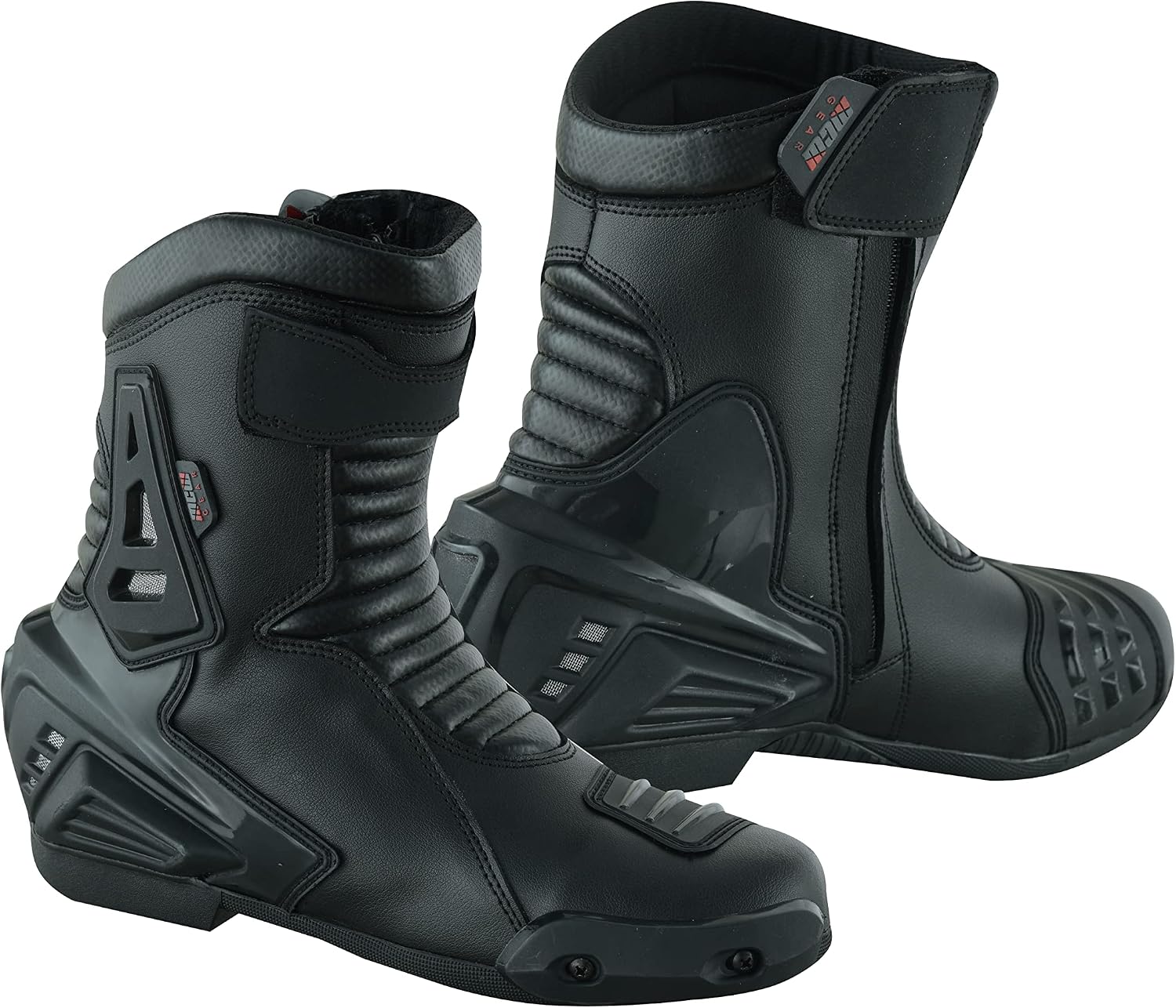 REAL LEATHER MOTORBIKE RACING BOOTS - Experience the Ultimate Riding with MOTORCYCLE HIGH TECH MENS SHORT SPORTS SHOES