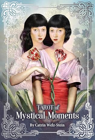 Tarot of Mystical Moments: 83-Card Borderless Tarot Deck, Silver Gilt Edges and Glossy Finish, Created by Visionary Artist Catrin Welz-Stein, Collage ... for Customizable Readings, 96-Page Guidebook