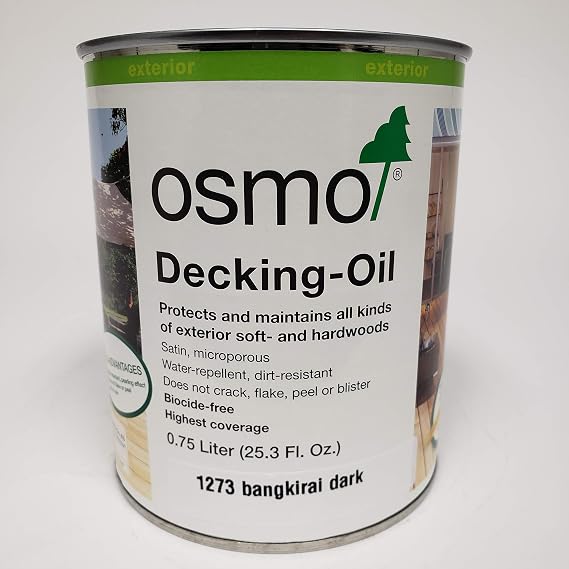 Osmo - Decking Oil - 1273 Bangkirai Dark - 0.75 Liter