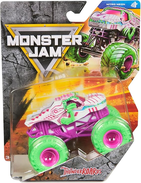 Monster Jam 2025 Official 1:64 Diecast Truck Series 42 Nitro Neon ThunderROARus