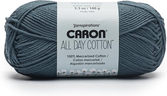 Caron All Day Cotton Yarn (100G/3.5oz), White Shirt