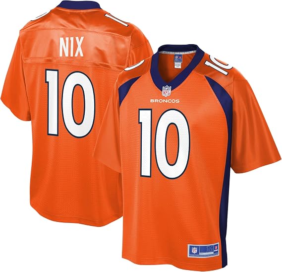 Men's Bo Nix Denver Broncos Orange Pro Line Jersey