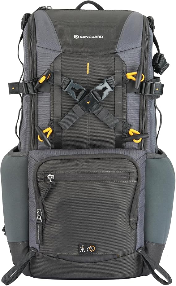 VANGUARD Alta Sky 42 Professional Camera Backpack - Fits 600mm Lens Attached, 12.9" Tablet Storage, Tripod Carry System, 16 Liter Capacity | Fits Up to 600mm Lens Attached, 16.6l, 12.9 Tablet Sleeve, Tripod Carry, Rain Cover, Bright Interior