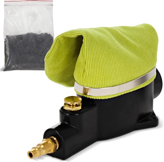 ABN Pneumatic Spark Plug Cleaner Spark Plug Sandblaster Plug Cleaner Tool with Abrasive, Universal Sparkplug Cleaner