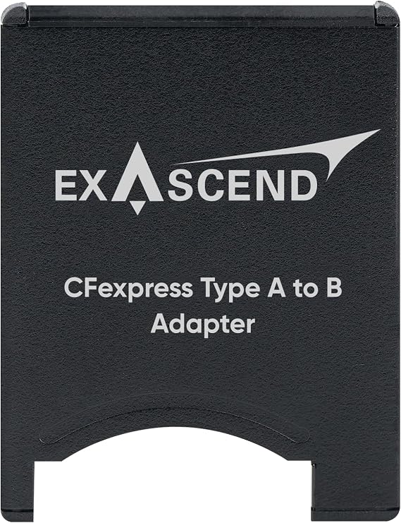 Exascend CFexpress 4.0/2.0 Type A to Type B Adapter, Converting CFexpress Type A Memory Card to CFexpress Type B Memory Card, Compatible with Different Cameras and Readers