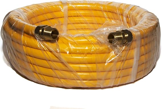 Flexible gas line, Gas Flex 3/4" GAS Tubing Pipe KIT 66 Ft with 2 Fittings GasFlex Natural GAS or Propane