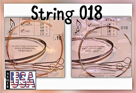 STRING - 018 for, Sehtar, Tar, Tanboor, Dotar, wire 018, setar,taar,tanbour,
