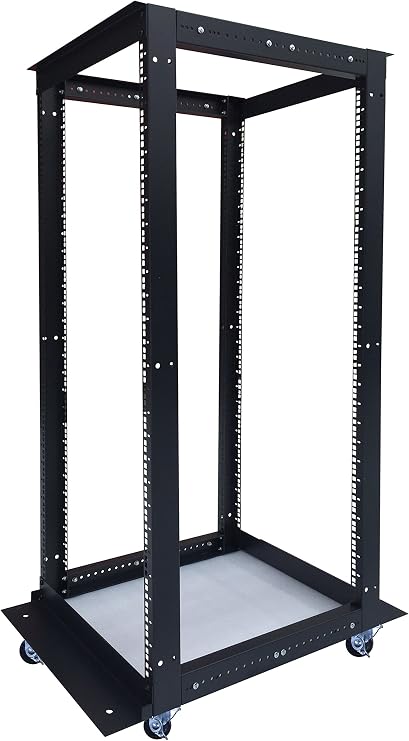 Sysracks 42U Open Frame Rack, Adjustable 24-37", 19-Inch EIA-310