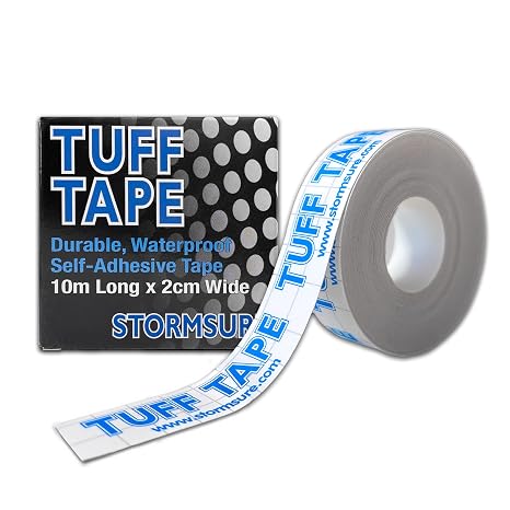Repair Tape 10m x 20mm Repair Strip - Waterproof Repair Tape for Watersports Gear, Self-Adhesive, Durable and Waterproof