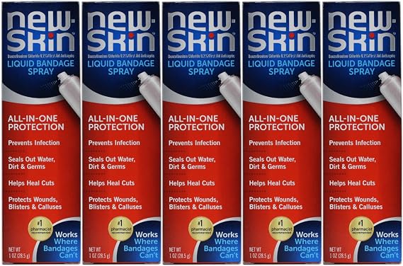 New-Skin Liquid Spray Bandage, 1 Ounces each (Value Pack of 5)