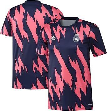 adidas 2020-21 Real Madrid Pre-Match Jersey - Navy-Pink 2XL