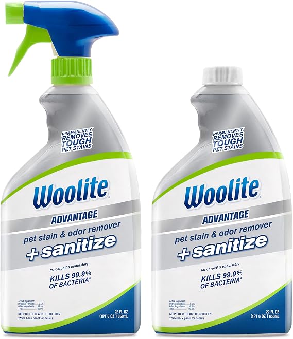 Bissell Woolite Advantage Pet Stain & Odor Remover + Sanitize, 3327