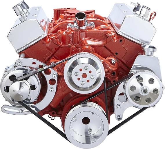 Chevy Small Bock Serpentine Conversion Kit - Alternator & Power Steering Applications