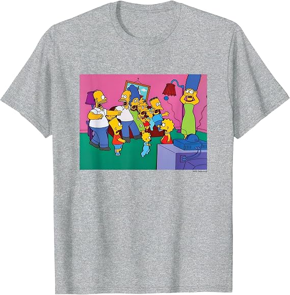 The Simpsons Family New & Old Matt Groening Big Portrait T-Shirt